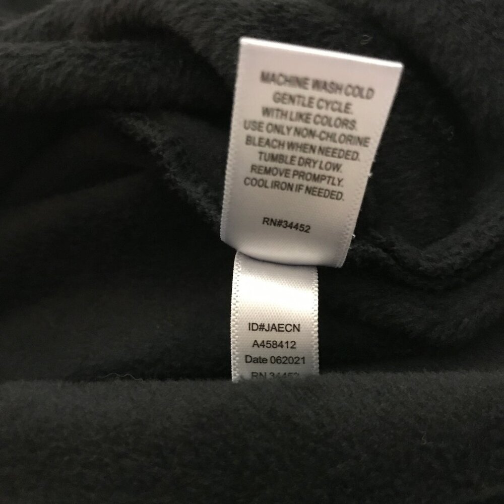 Cuddl Duds Size XL Black Velvet Tunic Popover Top With Side Slits & Thumbholes - Picture 7 of 10